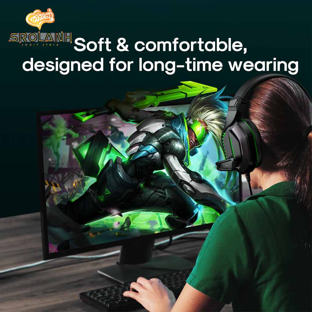 Joyroom Wired gaming headset JRHG1 SROLANH